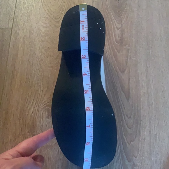 Vintage white chunky heels size 6 - Picture 6 of 12